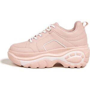 Women's Chunky Platform Dad Casual Lace-Up Walking Sneaker